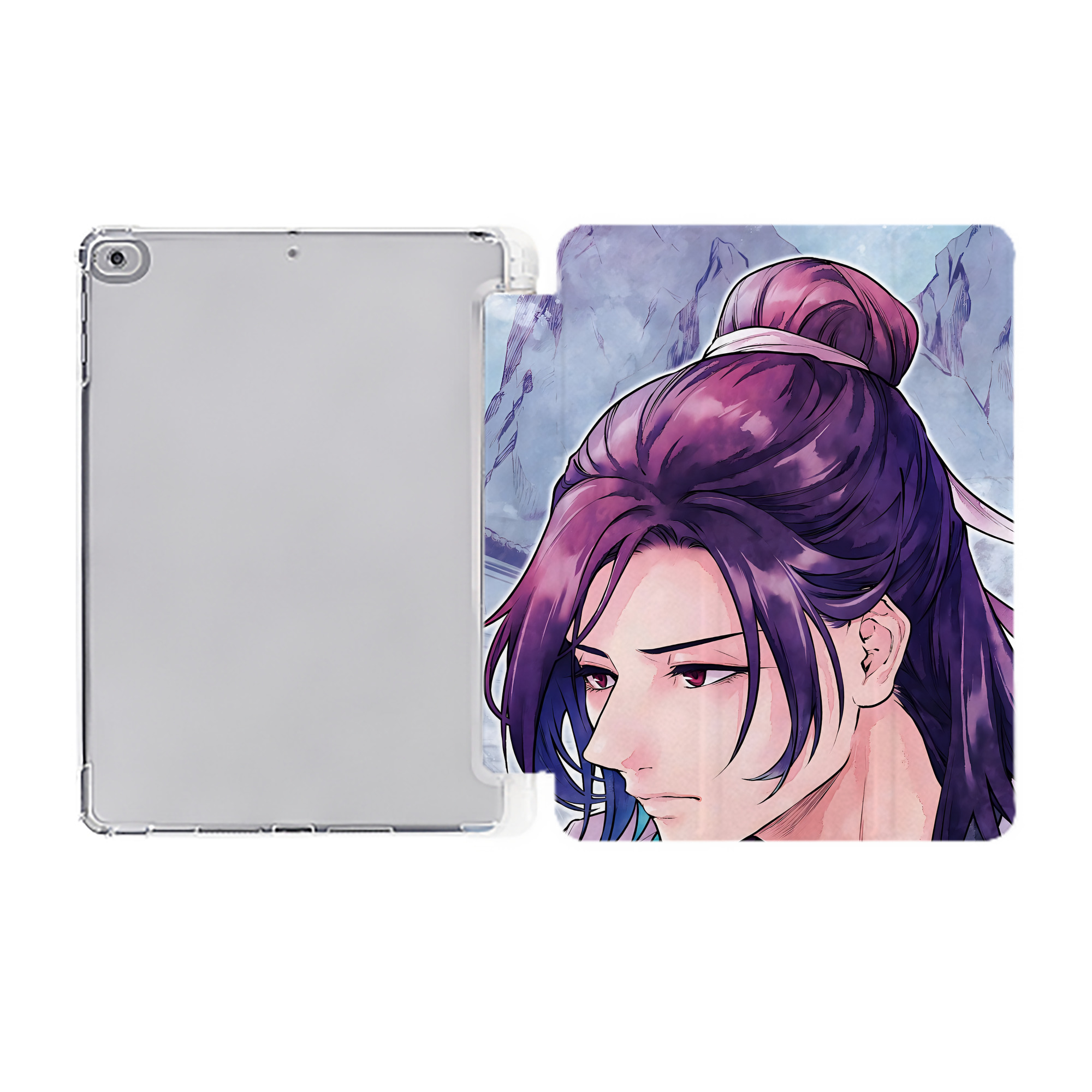 （画像用） 薬屋のひとりごと The Apothecary Diaries IPad ケース ペン収納付き 三つ折りスタンド PUレザー×シリコン 対応機種9.5/10.5/10.9インチ